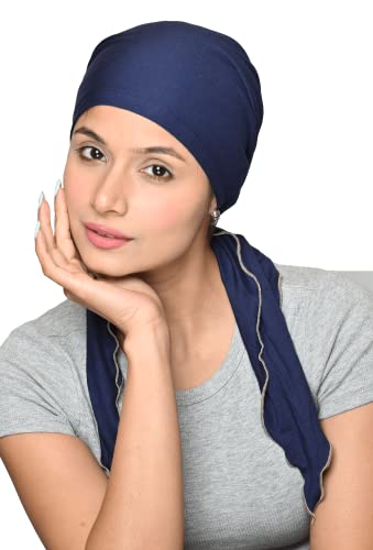 Image of The Headscarves Women Bamboo Pre Tie Scarf (HS107 Multicolor)