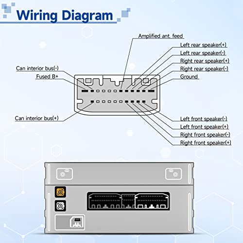 Bingfu Radio Wire Harness For Select 07-20 Chrysler Dodge Jeep Ram Volkswagen Mitsubishi Db11 Radio Wiring Harness With Antenna Adapter For Car Stereo #TOP1