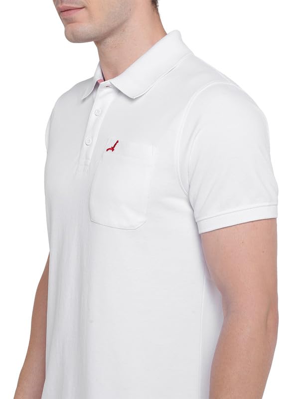 Image of AMERICAN CREW Polo Collar T-Shirt for Men with Pocket