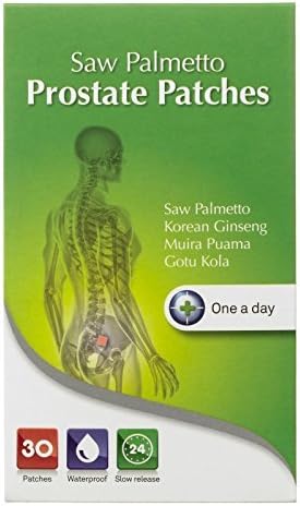 Snowden Saw Palmetto Prostate Patches for Men - Bladder Support, Prostate Control and Urinary Tract Health - Herbal Formula with Korean Ginseng, Muira Puama Plus Gotu Kola - 90 Day Supply