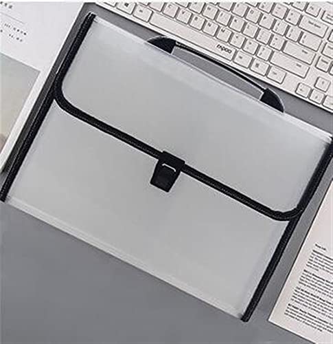 Trieur extensible 13 positions et dossier de rangement de documents A4 portable en PP