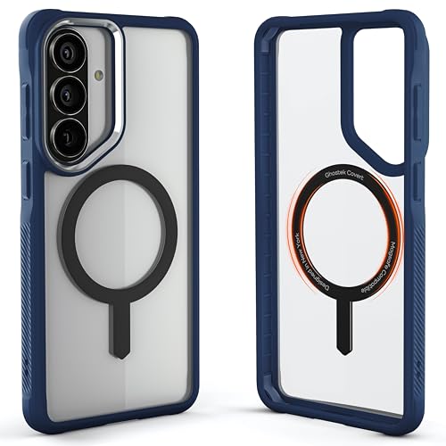 Image of Ghostek Covert Clear S26 Plus Case MagSafe Compatible with Magnetic Ring, Slim Thin Shockproof Phone Cover Designed for 2026 Samsung Galaxy S26+ (6.7 inch) (Blue Matte)