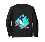 Fußballspieler Frankreich Langarmshirt