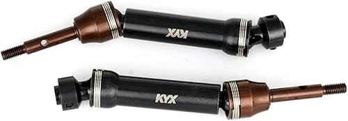 KYX Carreras de acero endurecido trasero CVD ejes de transmisión izquierda derecha actualizaciones piezas accesorios para RC Crawler Car Traxxas 110