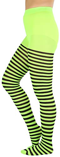 Image of ToBeInStyle Women's Nylon Horizontal Striped Tights