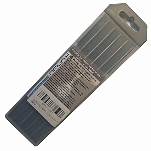 TIG Welding Tungsten Electrode 2.0% Ceriated Rod (Gray, EWCe20) 5-Pack (1/16