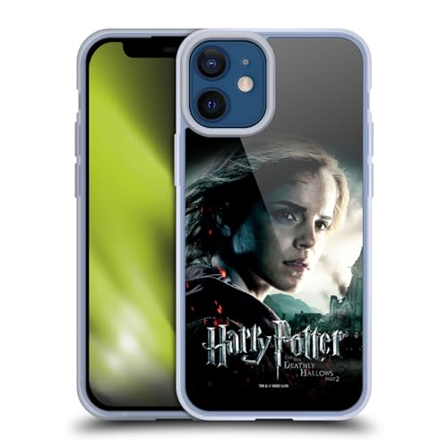 Head Case Designs Licenciado Oficialmente Harry Potter Hermione Granger Deathly Hallows VIII Carcasa de Gel de Silicona Compatible con Apple iPhone 12 Mini