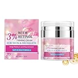 Instant Face Lift Cream with 3% Retinol,Collagen & Hyaluronic Acid,Neck Firming Cream,Anti-Aging Moisturizer Cream for Tightening for Women & Men on Neck & Décolleté Lifting, Wrinkle,1.7 FL OZ