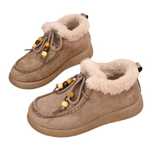 �X�m�[�u�[�c ���f�B�[�X �h�� �{�A �J�[�L�i���N�сj �t�@�[ �h�� 24.5cm �ۉ� ��C �~�C ������� �V���v�� �������� �g���� �X�j�[�J�[ �X�m�[�V���[�Y �҂ݏグ �V���[�g�u�[�c �ʋ� �ʊw QIAGE