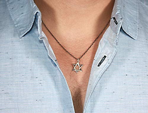 Star of David Necklace, 925 Sterling 