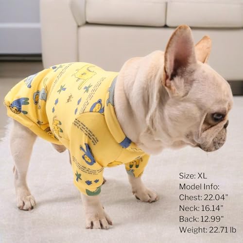 French-Bulldog-Clothes-Cartoon-Fall-Dog-Fleece-Sweaters-for-Medium-Size-Dogs-Girl-Boy-Frenchie-Dog-Winter-Clothes-for-Small-Medium-Dogs-Pomeranian-Teddy-Pug-Boston-Terrier-YellowL