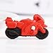 9pcs - Korean Creative Student Stationery Cute Cartoon Motorcycle Shaped Eraser-Mixed Hair