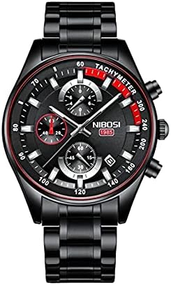 Relógio Masculino Clássico Nibosi 2375 Preto Original (Preto)