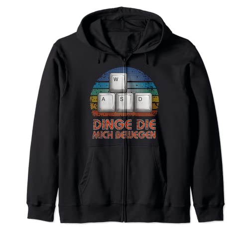 WASD PC Gamer - Videojuego gamer Sudadera con Capucha