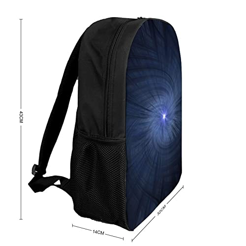 Sac d'école bleu 17 pouces imprimé 3D pour garçons et filles - 2