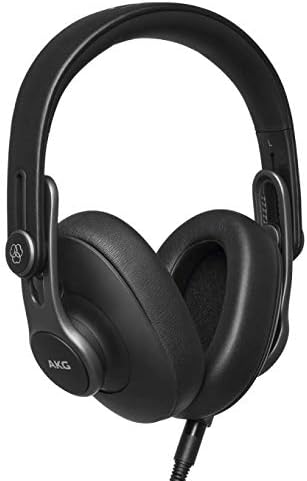 AKG Pro Audio K371 Over-Ear, Closed-Back, Foldable Studio Headphones, Black