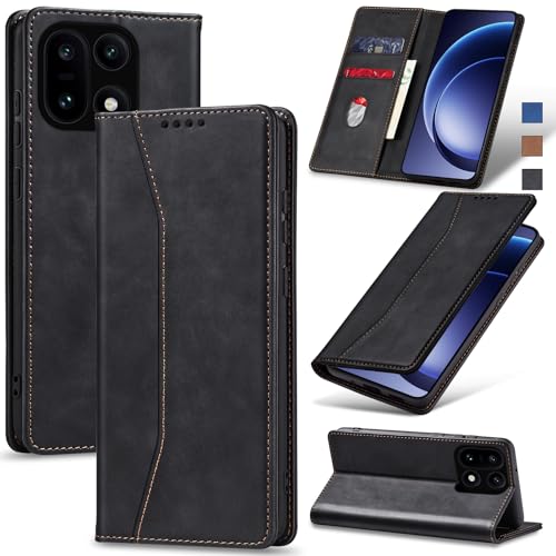 Image of Jasonyu Flip Wallet Case for OnePlus 15 5G,Black