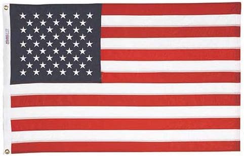 Annin Tough-Tex US Flag with Sewn Stripes & Embroidered Stars, 12' x 18'