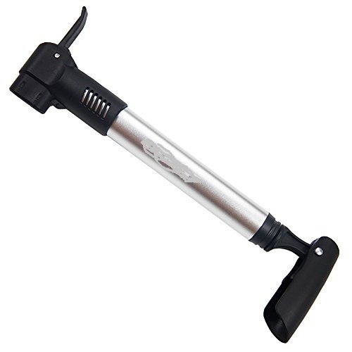Fun N Shop Portable Mini Bike Hand Pump, Aluminum Frame Tire PumpFit