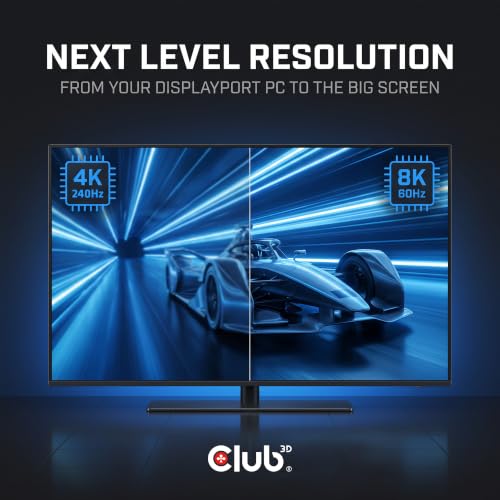 Image of Club 3D DisplayPort 1.4 to HDMI Active Adapter 8K 60Hz 4K 120Hz CAC-1088