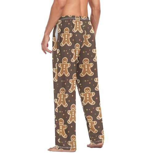 SUABO Pajama Pants for Men, Lounge Pants, Elastic Waistband Men's Separate Bottoms3