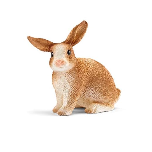 schleich 13827 CONIGLIO , da 3 anni, FARM WORLD - Figura, 4 x 3 x 4 cm