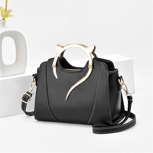 Sac à main élégant et solide style chic avec finitions soignées en cuir PU premium