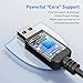 Radar Detector Cable, USB to RJ11 Plug Cable,Replacement Power Cable of Radar Detector,for Escort Max360 Passport Uniden R1 R3 R7 Radenso XP Beltronics Cobra DualPro 360 and More Radar Detectors