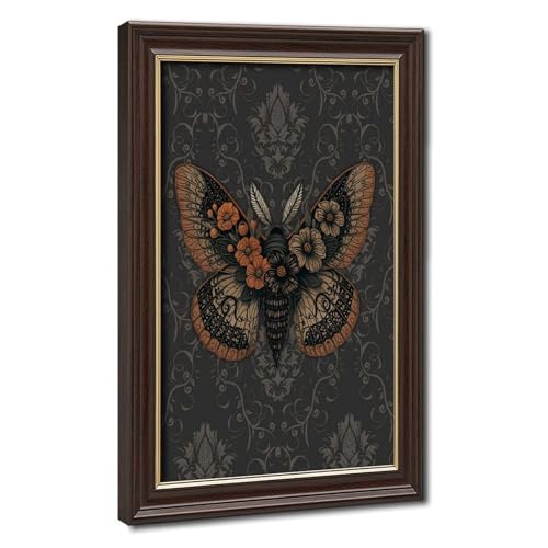 Impression sur toile gothique et florale grand format pour chambre