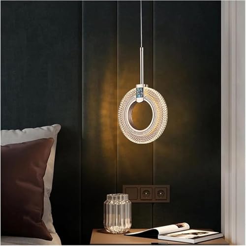 Lustre moderne à LED lampe suspension bar et escaliers salon