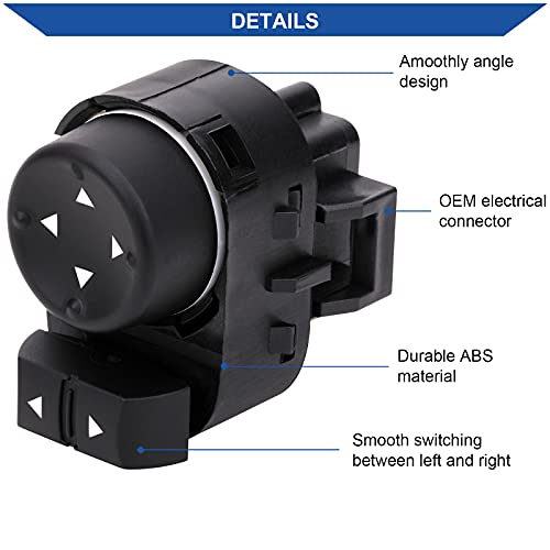 Obaee Power Window Control Switch Button & Front Driver Side Door Lock & Mirror Switch Compatible with Chevrolet Silverado/GMC Sierra 1500 2500 HD 3500 HD 2007-2013 by Obaee - Image 5