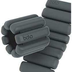 Bala Bangles Wrist & Ankle Weights for Women & Men - Adjustable Weighted Bands - Soft Silicone Arm & Leg Weights for Pilates, Yoga, Walking, Barre, Home Workout & Strength Training Exercise