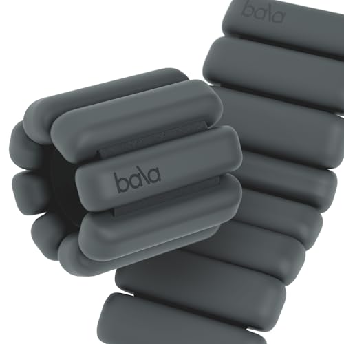 Bala Bangles Wrist & Ankle Weights for Women & Men - 2 lb Adjustable Weighted Bands - Soft Silicone Arm & Leg Weights for Pilates, Yoga, Walking, Barre, Home Workout & Strength Training Exercise by Bala - Used condition - US$48.89