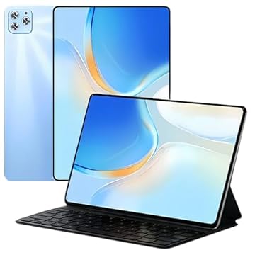 Tablet X95 Pro,8GB RAM,256GB ROM,Dual-SIM,Tela Imersiva de 10.1', Câmera Traseira 32MP, Câmera frontal de 16MP, Wifi, Android 13, 5G, 8800mAh Bateria (azul)