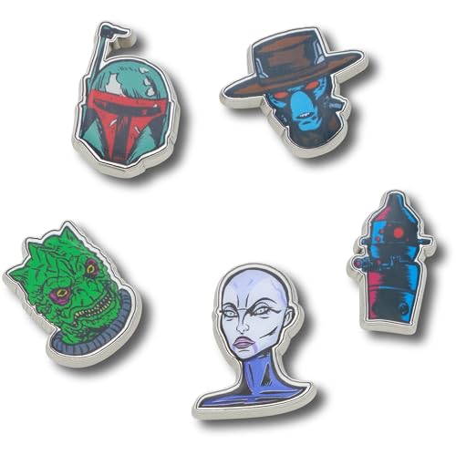 Image of Crocs Jibbitz Disney Star Wars Shoe Charm Packs, Character, 5-Pack