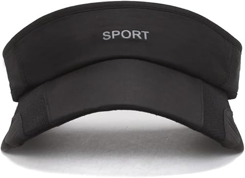 Miniatura 17 de Viseras solares para mujer con visera retráctil, visera de golf, protección UV, gorra de playa, tenis, correr, deporte, sombrero ajustable Blanco