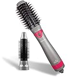 Chimpuk Cepillo Secador de pelo 4 en 1, cepillo de aire caliente y voluminizador de un paso, cepillo para alisar con iones negativos separables y cepillo para rizar para todo tipo de cabello