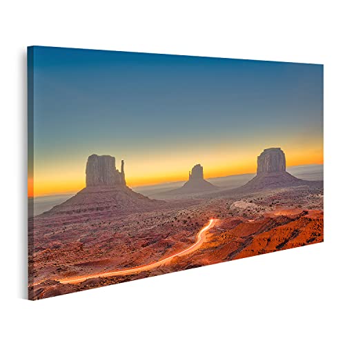 Monument Valley Arizona Usa Toile pour Sublimer un Mur Vide et Sans Vie