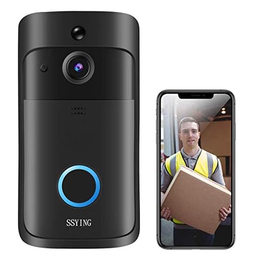 Video Doorbell Camera HD WiFi Doorbell Wireless Operated Motion Detector Audio & Speaker Night Vision for iOS&Android