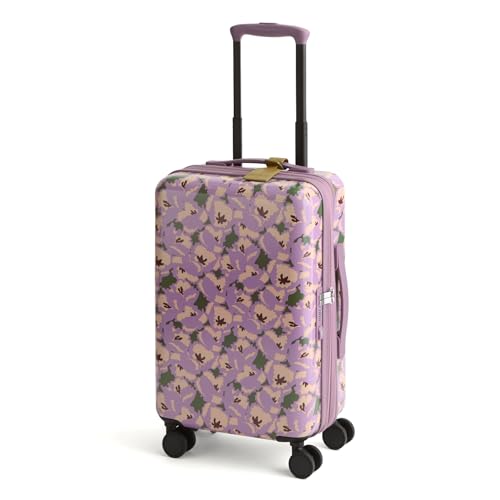 Hardside 22 Inch Adair Spinner Suitcase Curly Tulips Purple One Size