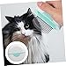 Totority Cat Hair Comb Shedding Brush with Comfortable Non Slip Handle Portable Lightweight Pet Grooming Tool for Cats Mint Green