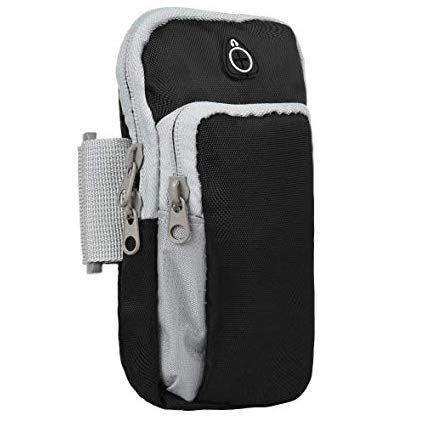 Aeoss Mobile Phones Universal Waterproof Hand Fitness Armband Pouch/Arm Belt/Case for Running Hiking Jogging Sports and Gym Activities (Upto 6.5")