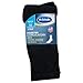 Dr. Scholl's Men's 4 Pack Diabetic and Circulatory Non Binding Ankle Casual Sock, Black, Shoe Size 7-12 US