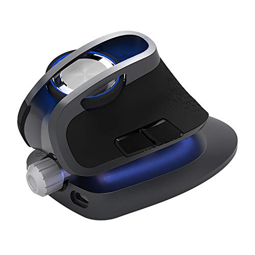 エルゴノミクスマウス 縦型マウス M618X 右利き用 ワイヤレスマウス 人間工学 垂直型 Bluetooth 3.0/4.0 光学式 腱鞘炎防止 手/手首の痛みを軽減 4DPIモード 角度調整可能 2.4GHz ノートパソコン/コンピュータ/デスクトップ用 (ブラック) エルゴノミクスマウス 縦型マウス M618X 右利き用 ワイヤレスマウス 人間工学 垂直型 Bluetooth 3.0/4.0 光学式 腱鞘炎防止 手/手首の痛みを軽減 4DPIモード 角度調整可能 2.4GHz ノートパソコン/コンピュータ/デスクトップ用 (ブラック)