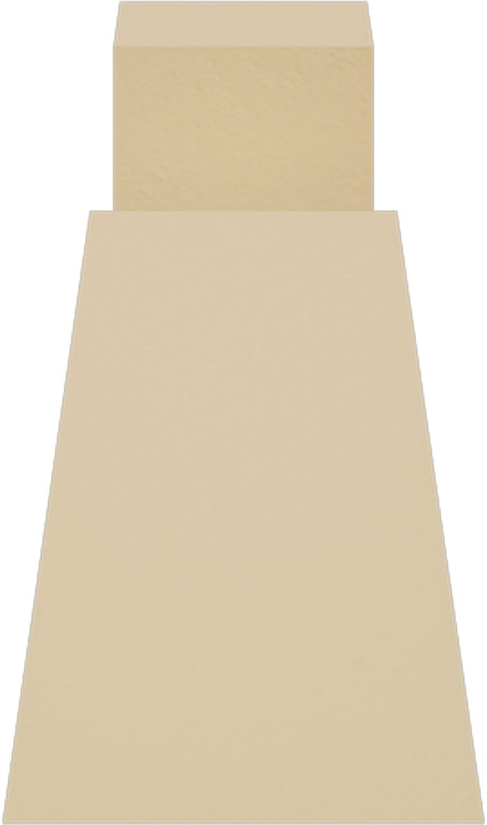 60"W x 10"H x 4"D x 6"F, 4/12 Pitch, Eugene Signature Urethane Gable Bracket, Primed Tan