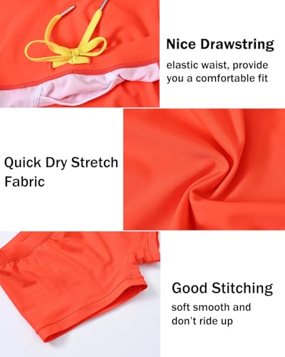 ZONBAILON Mens Swim Trunks with Front Pad Pocket Bathing Suit Swimwear Brief Square Leg Board Short S-2XL4