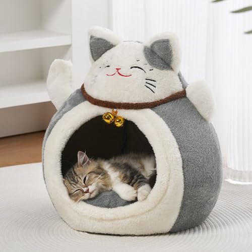Lit chauffant pour chat avec soutien ergonomique pour récupération douce