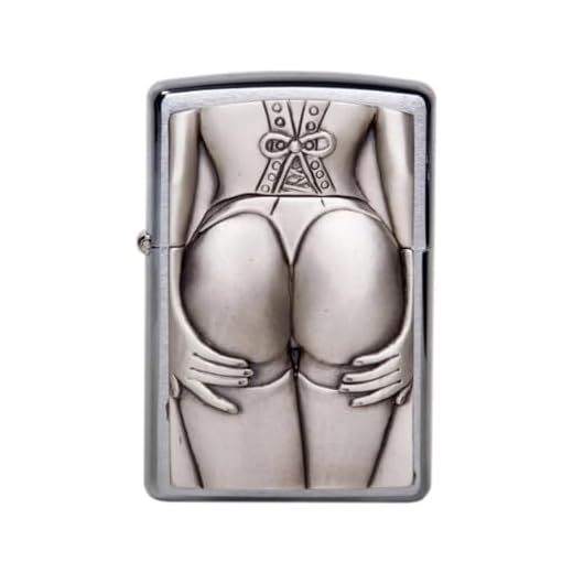 Zippo 1300116 Feuerzeug Stocking Girl Trick Emblem