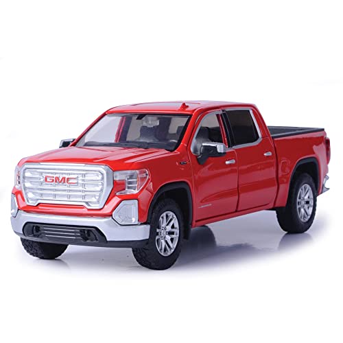 Motormax Scale Model Compatible GMC Sierra 1500 2019 Rojo 1:27 miniatura 1