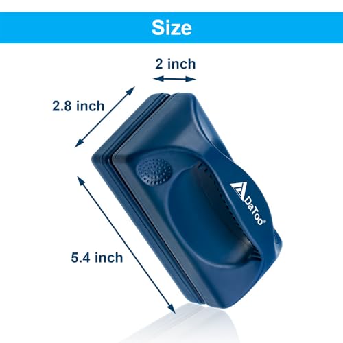 Image of DaToo Aquarium Mini Magnetic Scrubber Scraper Small Fish Tank Cleaner Nano Glass Aquarium Cleaning Tools with Super Strong Magnet (Max)